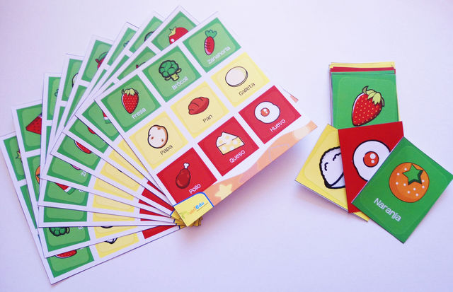 Lotería grupos de alimentos